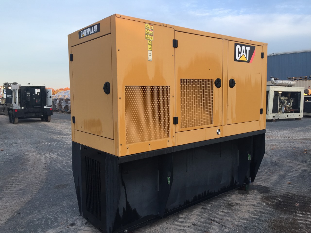 100 KW Caterpillar Generator, ONLY .8 Hours! Enclosed, Skid Mounted