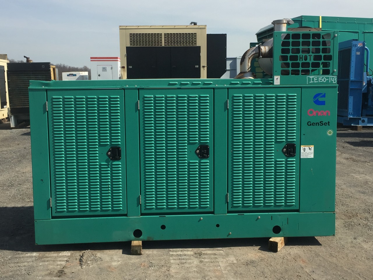150 kW Cummins Natural Gas Generator, Enclosed, 12 Lead Reconnectable