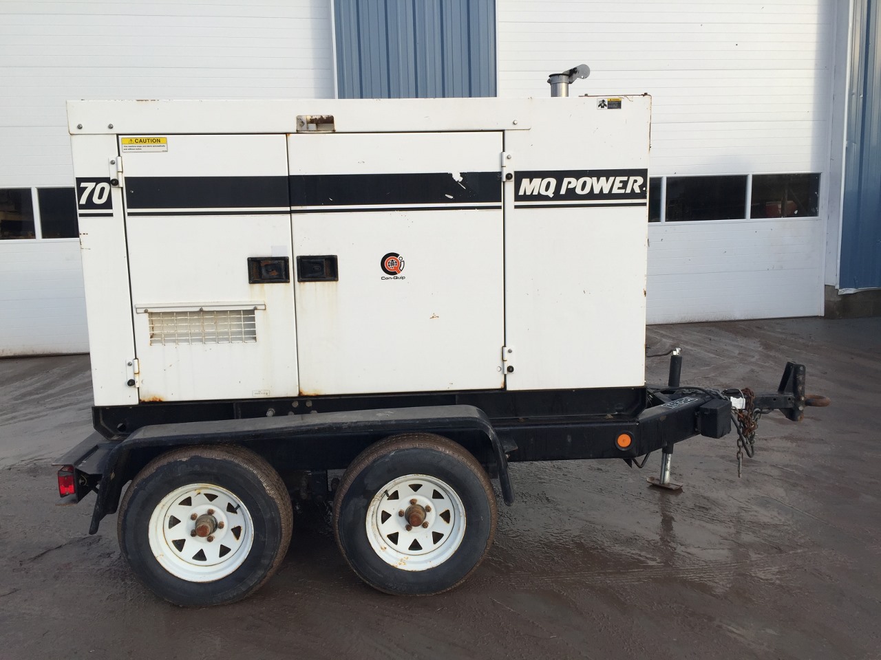 70 KVA Multiquip Generator, Selectable, Base Fuel Tank, Sound