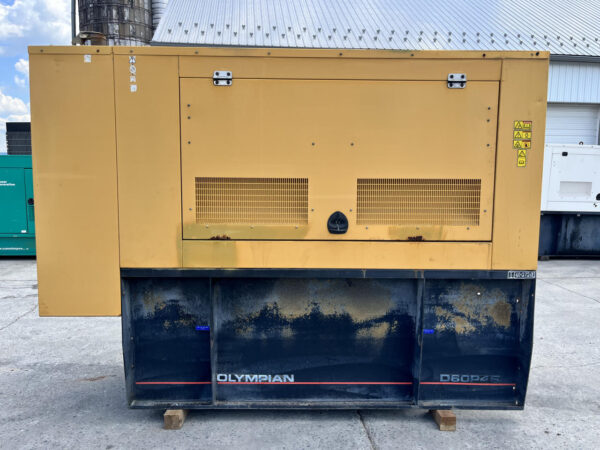 __60 kW CAT Generator with Sound Attenuated Enclosure and Base Fuel Tank, Year - 2006, 766 Hours