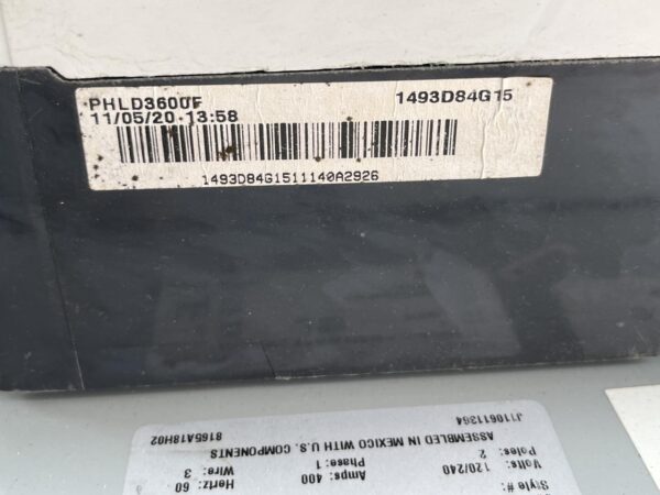 Eaton 400 Amp Transfer Switch, 120/240 volts, 1 Phase, 3 Wire, Type 3R Enclosure - Image 12