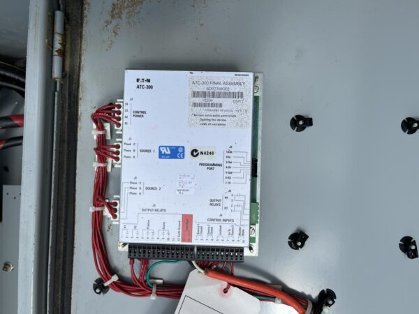 Eaton 400 Amp Transfer Switch, 120/240 volts, 1 Phase, 3 Wire, Type 3R Enclosure - Image 16