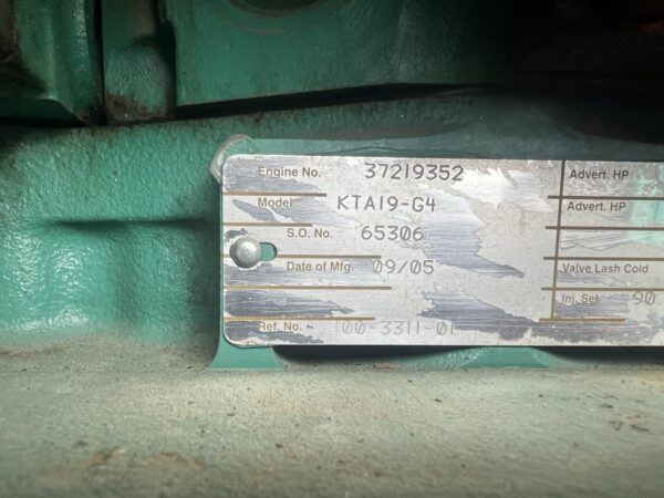 _500 kW Cummins/Onan Generator, with Enclosure, KTA 19 G4 Cummins Engine, Year - 2005, 534 Hours - Image 8