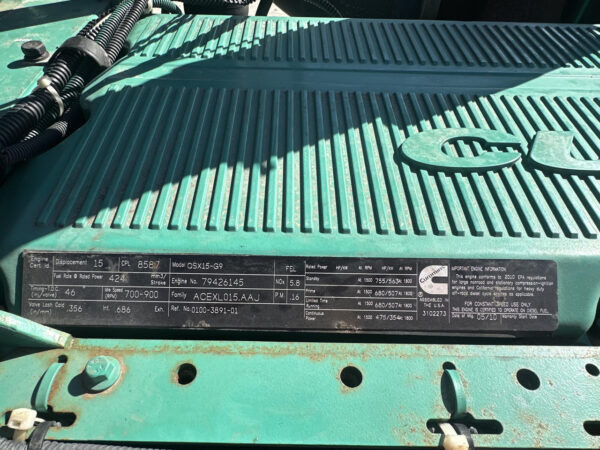 _500 kW Cummins/Onan QSX15  Gen Set, Open Skid, Year - 2010, 502 Hours, US EPA Tier 3 Pre Emissions - Image 11