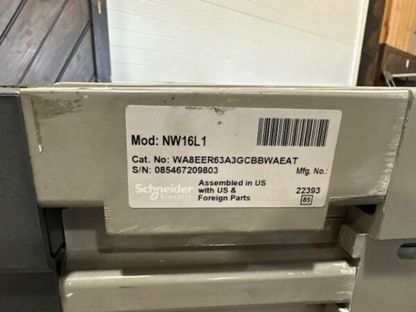 Schneider Motorized Electronic Breaker for paralelling, 1600 Amps - Image 9