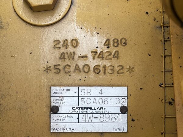 _135 kW Cat GenSet , Open Skid, Cat 3306T Natural Gas or Propane Engine, 524 Hours, Year - 2007 - Image 16