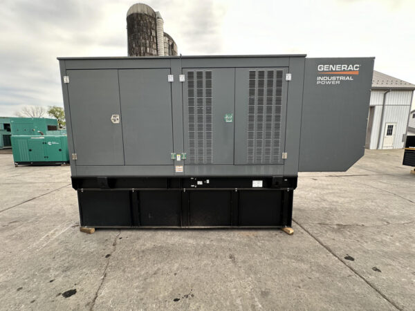 _275 kW Generac Generator, with Sound Attenuated Enclosure and Base Fuel Tank, 10.3 Liter FPT Engine, 125 Hours, US EPA Tier 3 Preemissions