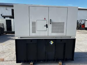 __28 kW Delta Generator, Perkins Engine, with DC Converter for Solar Panel Backup Power Enclosed, Year - 2018