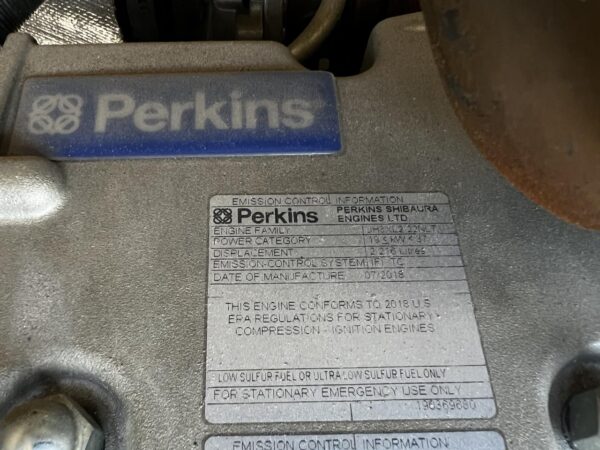 __28 kW Delta Generator, Perkins Engine, with DC Converter for Solar Panel Backup Power Enclosed, Year - 2018 - Image 10