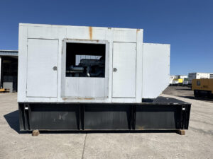 _375 kW Spectrum/Kohler Generator, with Sound Attenuated Enclosure and Base Fuel Tank, 14 Liter S60 Detroit Diesel Engine, Year - 2001