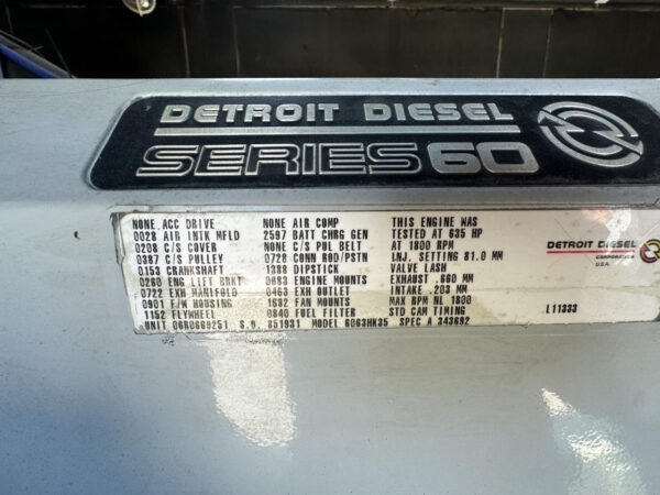 _375 kW Spectrum/Kohler Generator, with Sound Attenuated Enclosure and Base Fuel Tank, 14 Liter S60 Detroit Diesel Engine, Year - 2001 - Image 19