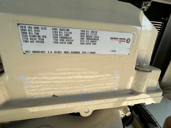 _410 Kohler Generator, 14 Liter Series 60 Detroit Diesel, Enclosed, with Base Fuel Tank, 367 Hours - Image 10