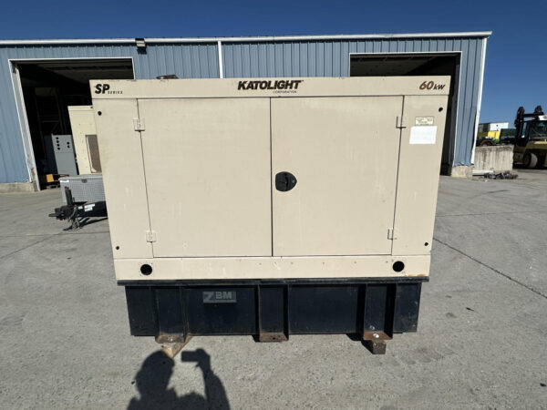 __60 kW Katolight Generator, with Enclosure and Base Fuel Tank, 4.5 John Deere Engine, 391 Hours, Year - 2004 - Image 5
