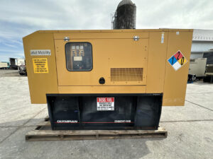 __60 kW CAT/Olympian Generator, with Sound Attenuated Enclosure and Base Fuel Tank, CAT/Perkins C4.4 Engine, 998 Hours, Year - 2005