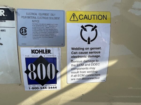 _610 kW Kohler Generator, MTU Engine - 12 V 2000, Year - 2000, 905 Hours - Image 15