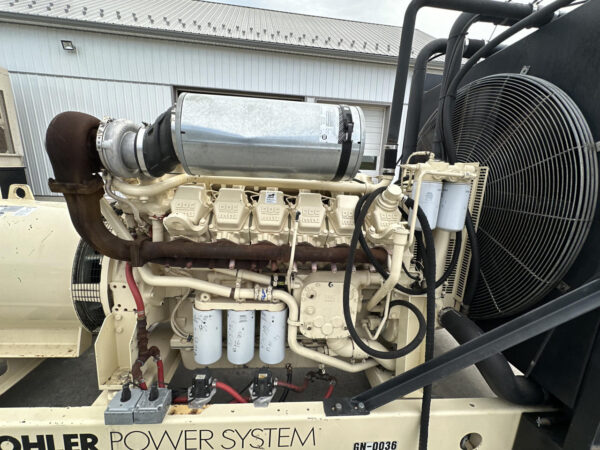 _750 kW Kohler Generator, Series 2000 MTU DDet Engine, Year - 2001, 886 Hours, Open Skid - Image 8