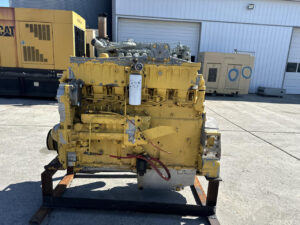 3406 B CAT Industrial Running Takeout of New Holland 2115 Forage Chopper