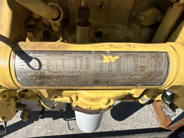 3406 B CAT Industrial Running Takeout of New Holland 2115 Forage Chopper - Image 9