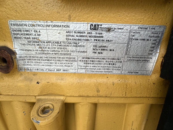 C4.4 CAT Industrial Electronic Engine, Long Block, No ECM, No Starter and Alternator - Image 11