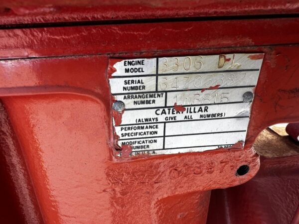 3306 Used for Fire Pump, Low Hours, Caterpillar Engine, 267 HP, Hours - 255 - Image 13