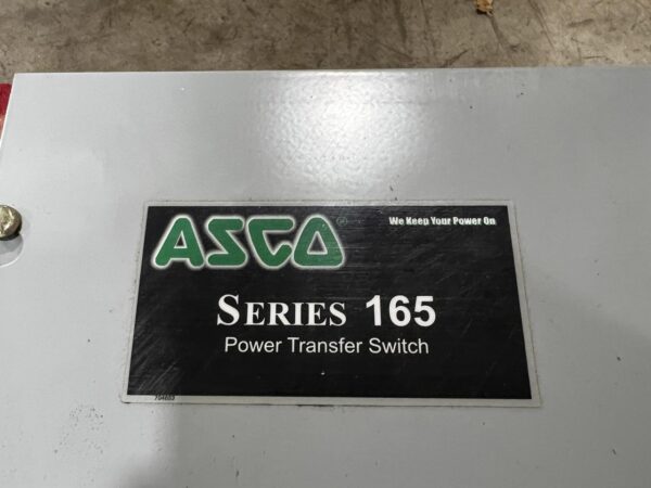 Asco Automatic Transfer Switch, 100 Amp, Nema 1 Enclosure, 240 Volt, Single Phase - Image 11