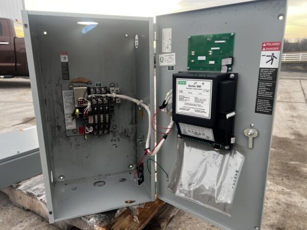 Asco Automatic Transfer Switch, 300 Series, 200 Amp, 208 Volt, 3 Phase, with Nema 1 Enclosure - Image 6