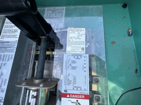 Automatic Transfer Switch, 225 Amp, with Outdoor Nema 3 Enclosure - Image 13