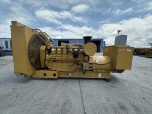 1250 kW Caterpillar 3512 DITA Gen Set, 979 Hours, Open Skid with Radiator