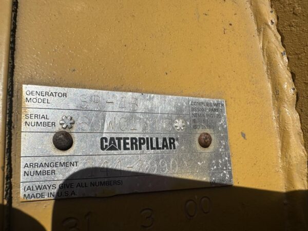 1250 kW Caterpillar 3512 DITA Gen Set, 979 Hours, Open Skid with Radiator - Image 13