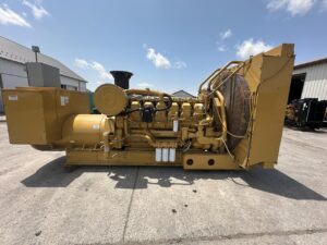 1500 kW Caterpillar 3516 DI Gen Set, 2104 Hour, Open Skid with Remote Electric Drive Radiator Included