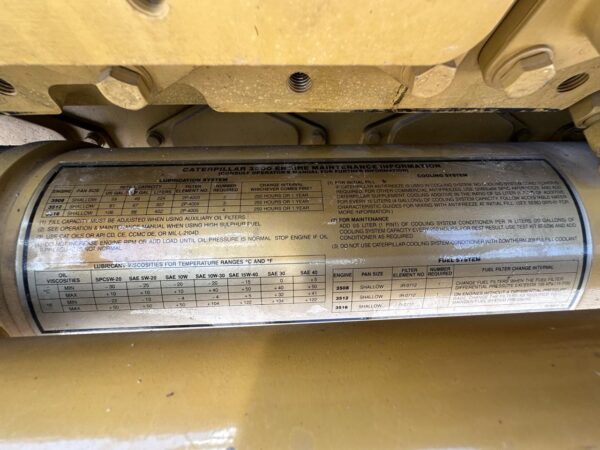 1500 kW Caterpillar 3516 DI Gen Set, 2104 Hour, Open Skid with Remote Electric Drive Radiator Included - Image 25