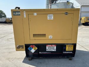__50 kW Cat/Olympian Generator, C4.4 Perkins Engine, with Enclosure and Tank, Year  -2001, 210 Hours
