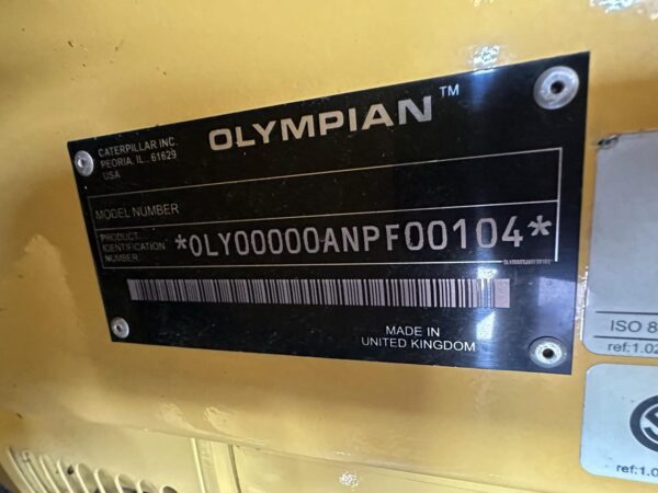 __50 kW Cat/Olympian Generator, C4.4 Perkins Engine, with Enclosure and Tank, Year  -2001, 210 Hours - Image 15