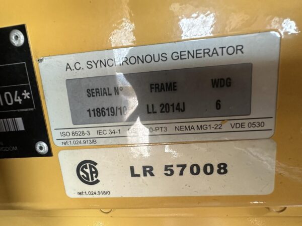 __50 kW Cat/Olympian Generator, C4.4 Perkins Engine, with Enclosure and Tank, Year  -2001, 210 Hours - Image 16