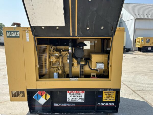 __50 kW Cat/Olympian Generator, C4.4 Perkins Engine, with Enclosure and Tank, Year  -2001, 210 Hours - Image 9