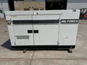 __70 KVA/40 kW  MQ Power Corp. Generator, John Deere Engine, Rental Grade, Year - 2005, 564 Hours