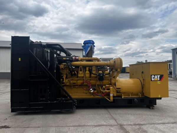 1500 kW 3512C CAT Gen Set , Year - 2008, open skid, 625 Hours, 4160 Volts, US EPA Tier 2 Flex Pre Emissions