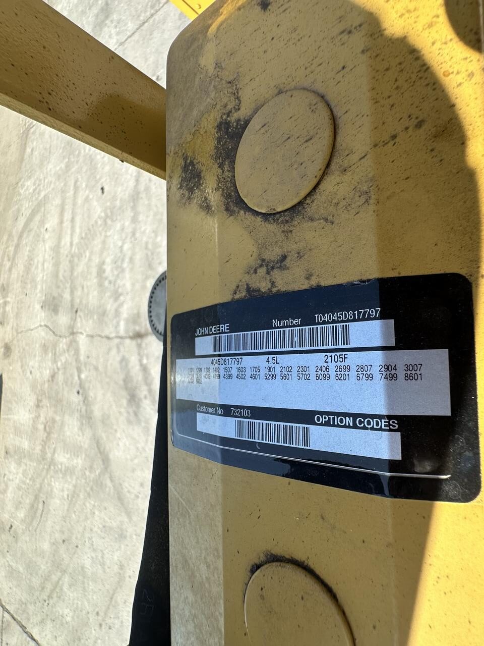 __40 kW Katolight Generator, 4.5 Liter John Deere Engine, 1002 Hours, Open Skid with Base Fuel Tank - Image 5