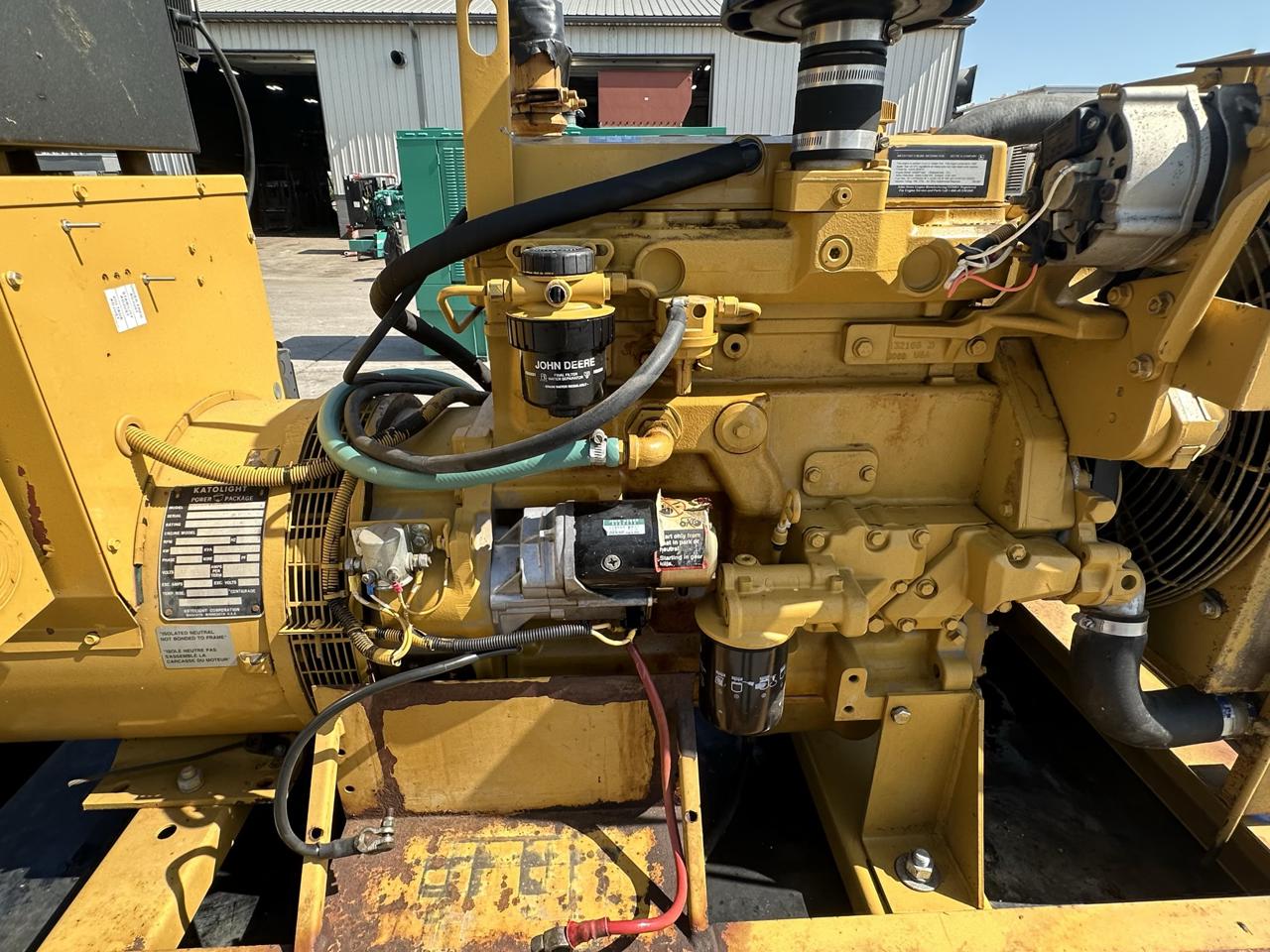 __40 kW Katolight Generator, 4.5 Liter John Deere Engine, 1002 Hours, Open Skid with Base Fuel Tank - Image 7