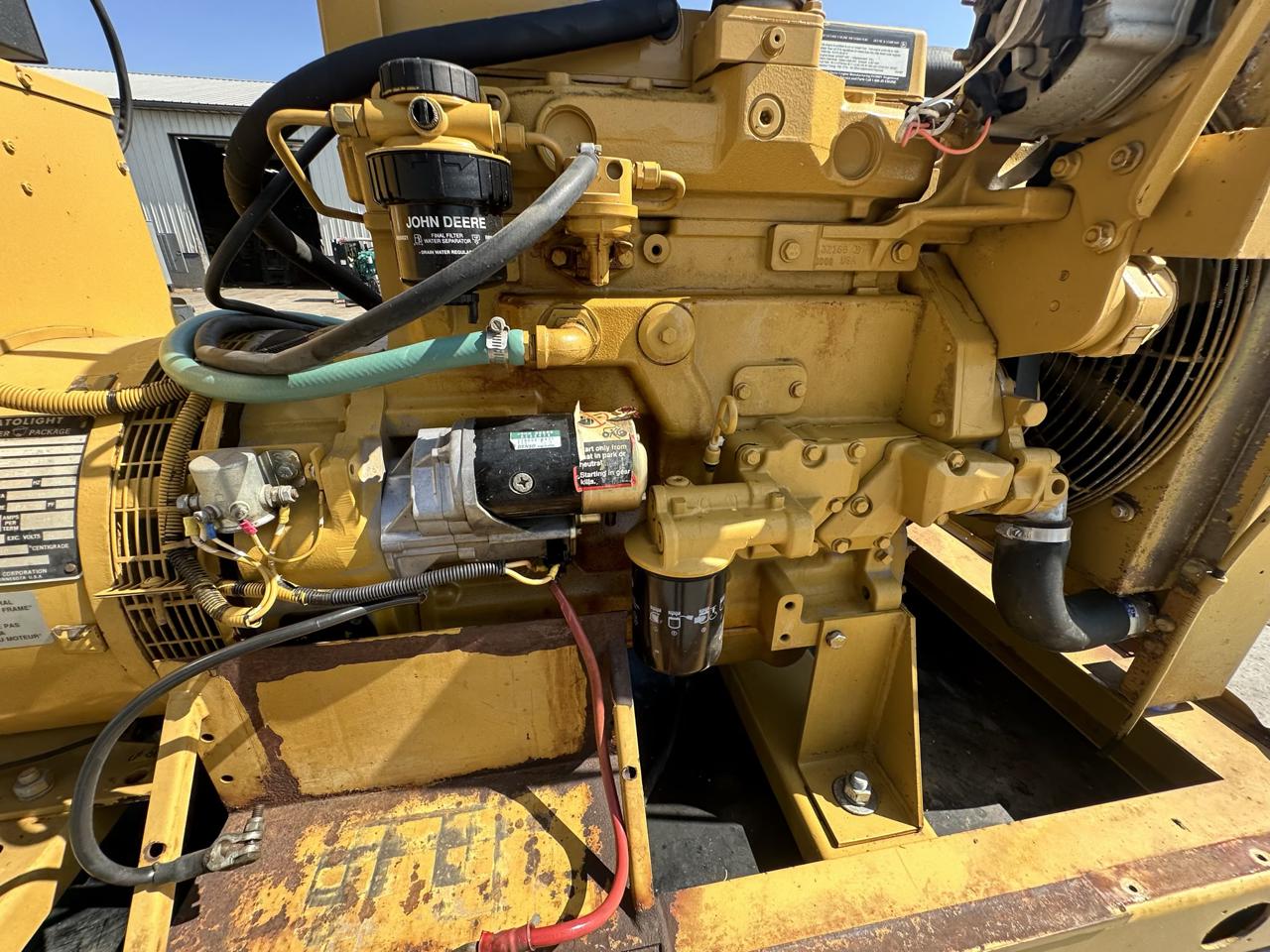 __40 kW Katolight Generator, 4.5 Liter John Deere Engine, 1002 Hours, Open Skid with Base Fuel Tank - Image 8
