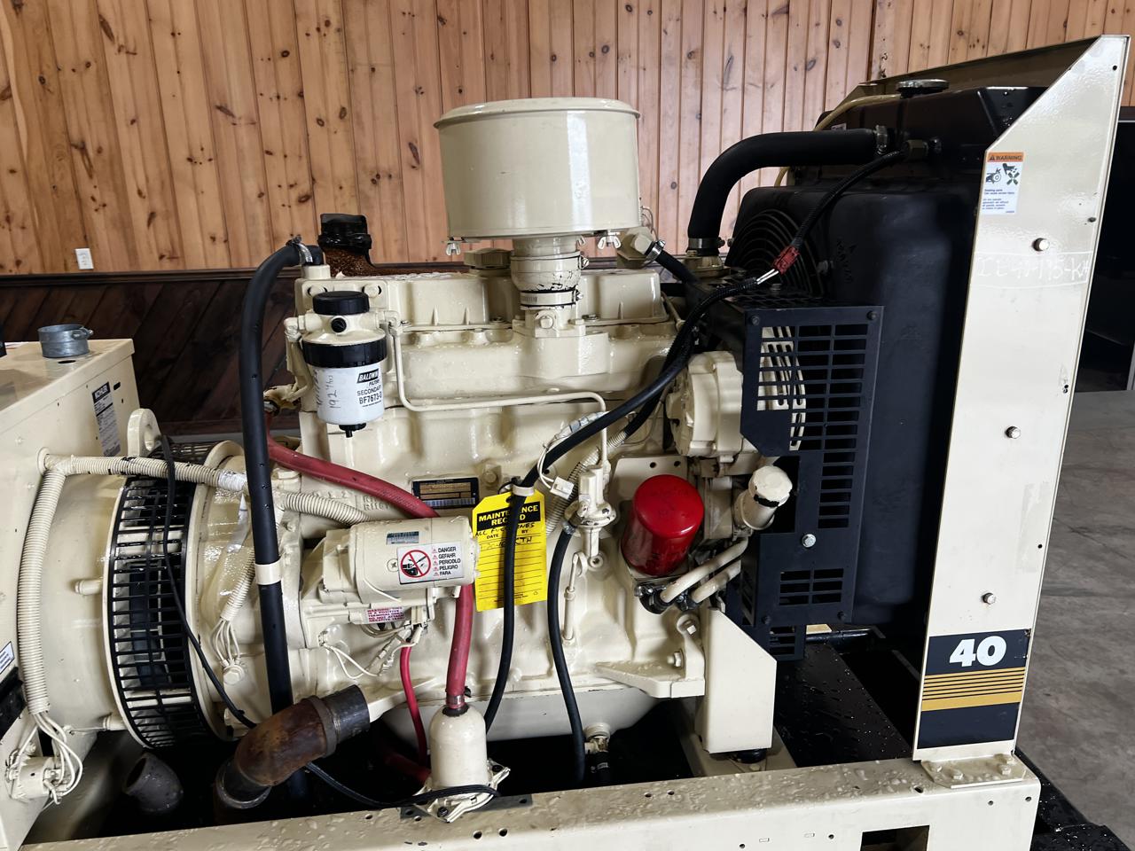 __40 kW Kohler Generator, with Base Tank 3.9 Liter John Deere Engine, Year - 1994, 1929 Hours - Image 8