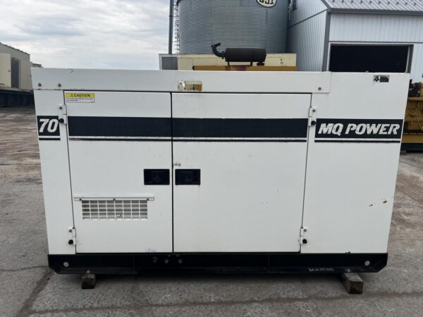__70 KVA/40 kW MQ Power Corp Generator, John Deere Engine, Rental Grade, Year - 2005, 1362 Hours