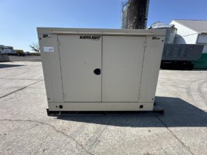 __80 kW 1 PH - 100 kW 3 PH  Katolight Generator, with Enclosure 8.1 Liter PSI Engine, 647 Hours, Natural Gas or Propane