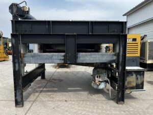 Radiator Cooling Package for CAT 3508B, 1000 kW Genset, Dual Circuit Cooling for Jacket Water.  Electric Motor Driven.