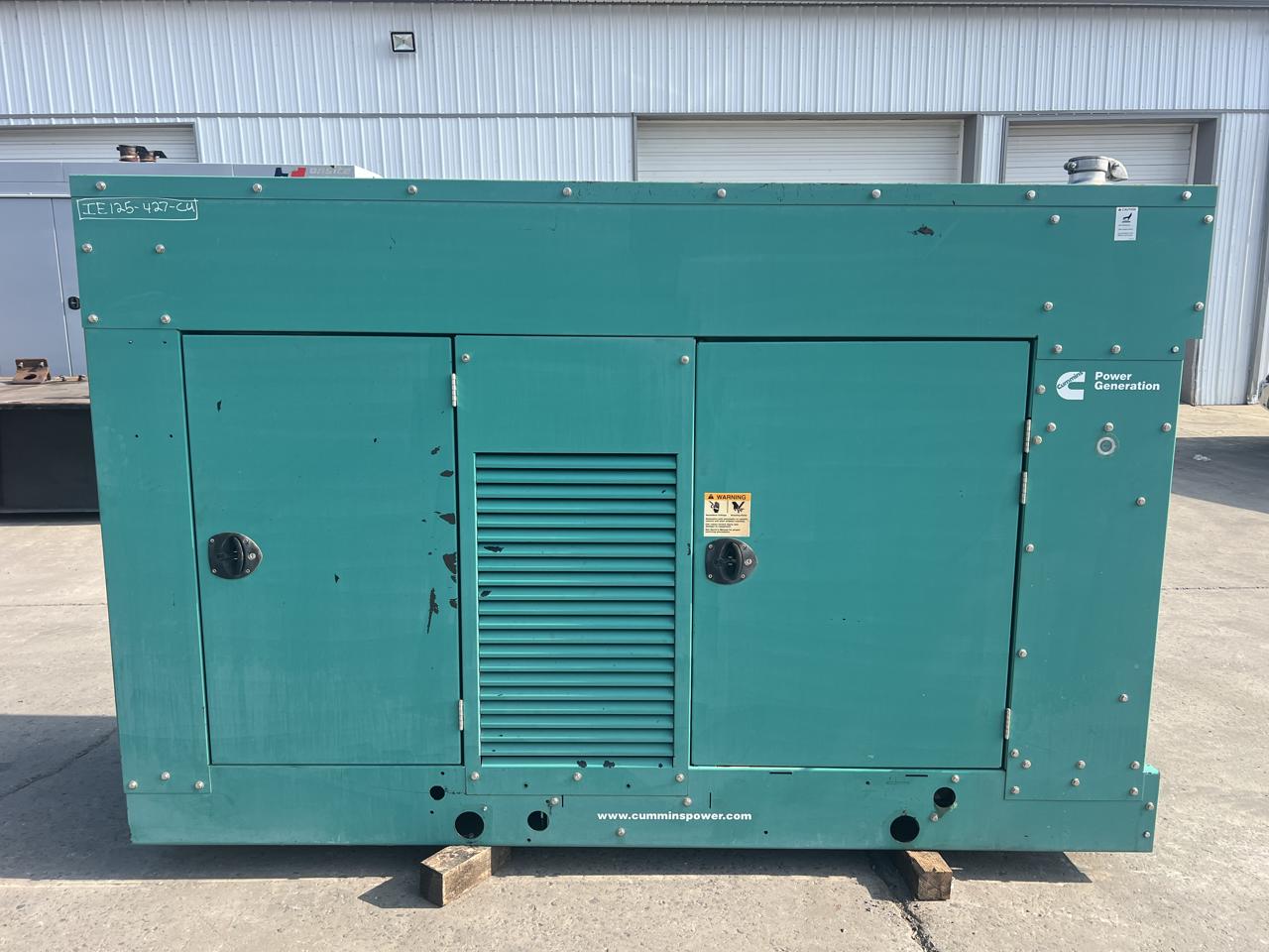 _125 kW Cummins/Onan Generator, with Enclosure, 8.1 Liter PSI Engine, Year - 2007, 365 Hours, Natural Gas or Propane