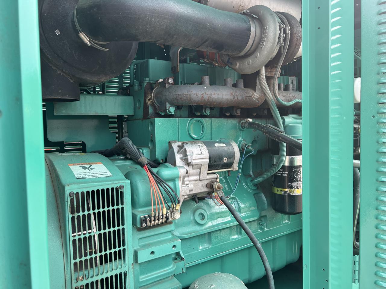 _125 kW Cummins/Onan Generator, 8.3 Liter Cummins Engine, 1072 Hours, with Enclosure & Base Tank - Image 11