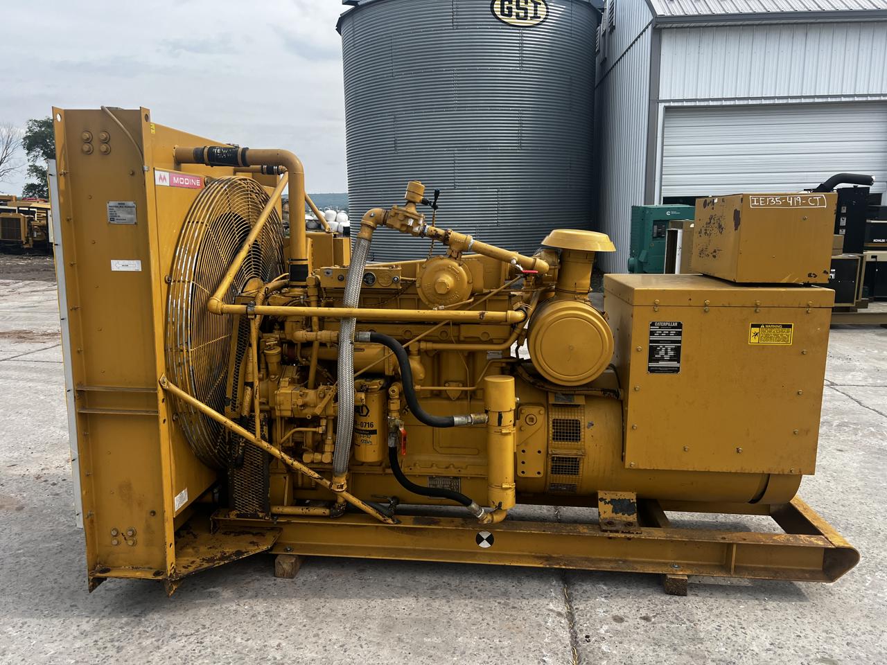 _135 kW Cat GenSet , Open Skid, Cat 3306T Natural Gas Engine, 524 Hours, Year - 2007 - Image 5