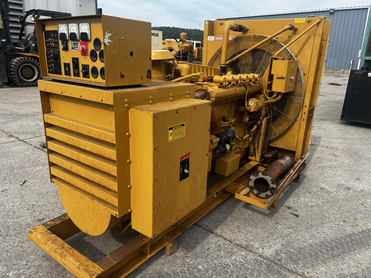 _135 kW Cat GenSet , Open Skid, Cat 3306T Natural Gas Engine, 524 Hours, Year - 2007 - Image 8