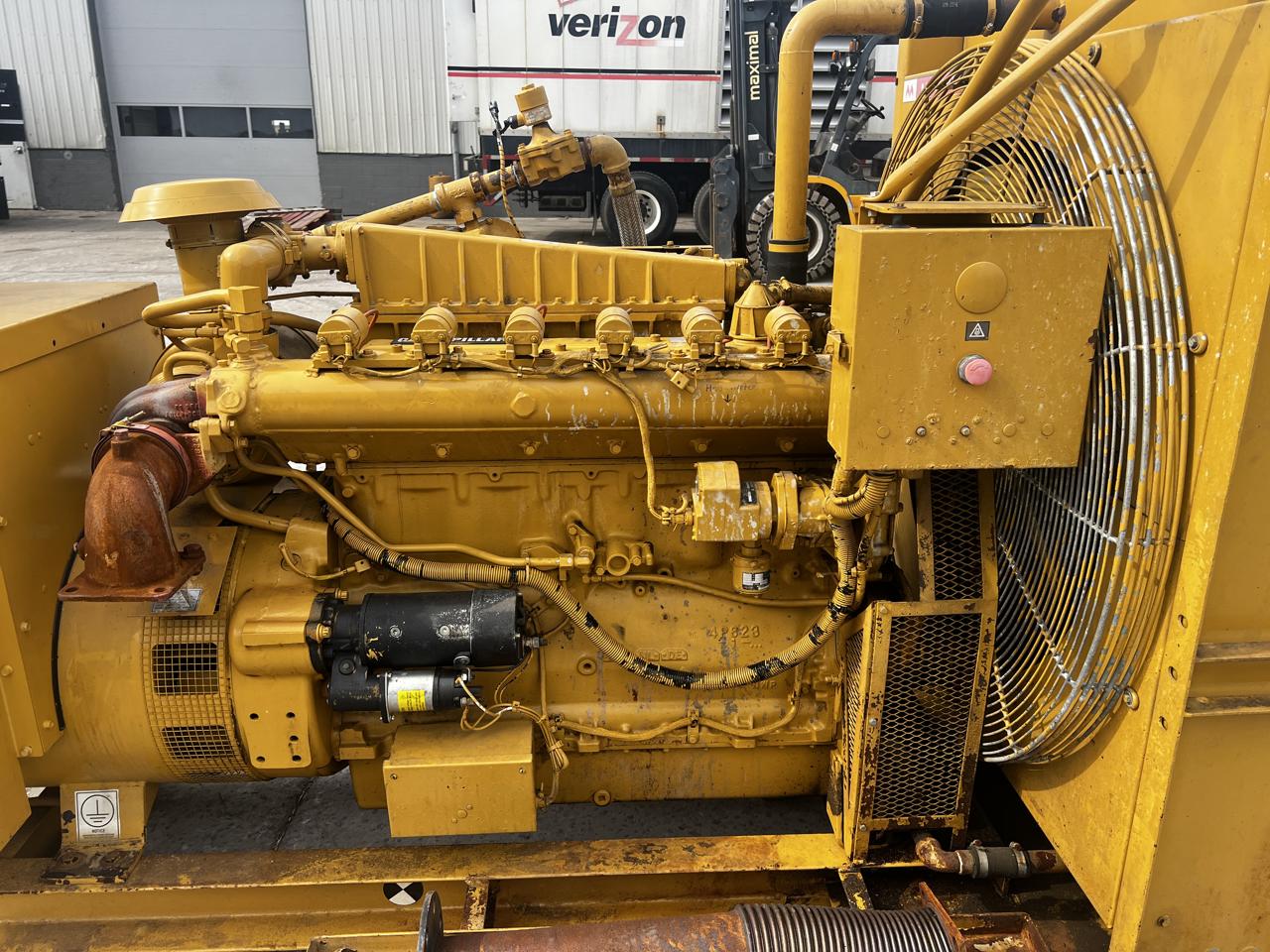 _135 kW Cat GenSet , Open Skid, Cat 3306T Natural Gas Engine, 524 Hours, Year - 2007 - Image 10