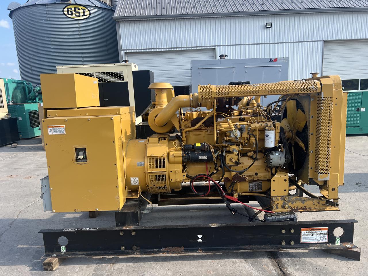 _225 kW Cat 3306 DI Gen Set, Year - 1997, Hours - 7145, Open Skid